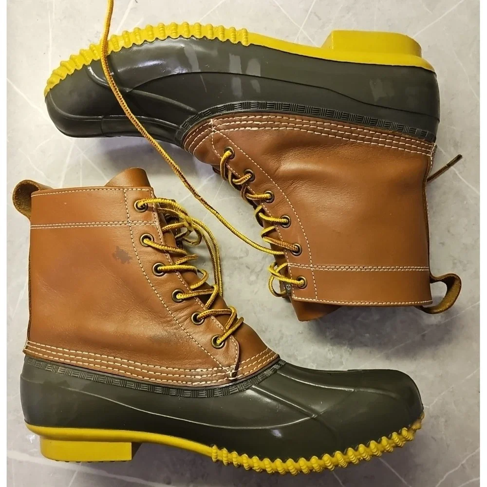 Lands End SnowFlurry Winter Duck Boots, Mens SZ 11D, UK 10, EU 44.5 Style V2442